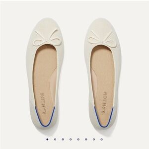 Rothy’s The Ballet Flat in Gardenia (Cream) Size 8